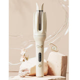 Maxbell Automatic Hair Curler Multipurpose 4 Temperature Adjustable for Girls Travel light yellow