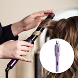 Maxbell Automatic Hair Curler Multipurpose 4 Temperature Adjustable for Girls Travel violet