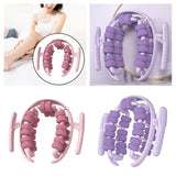Maxbell Massage Roller 360° Portable Anti Slip Muscles Roller for Calf Thigh Exercise Pink