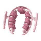 Maxbell Massage Roller 360° Portable Anti Slip Muscles Roller for Calf Thigh Exercise Pink