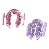 Maxbell Massage Roller 360° Portable Anti Slip Muscles Roller for Calf Thigh Exercise Pink