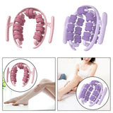 Maxbell Massage Roller 360° Portable Anti Slip Muscles Roller for Calf Thigh Exercise Pink