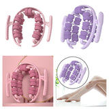 Maxbell Massage Roller 360° Portable Anti Slip Muscles Roller for Calf Thigh Exercise Pink