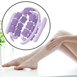 Maxbell Massage Roller 360° Portable Anti Slip Muscles Roller for Calf Thigh Exercise Violet