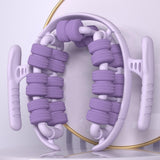 Maxbell Massage Roller 360° Portable Anti Slip Muscles Roller for Calf Thigh Exercise Violet