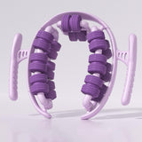 Maxbell Massage Roller 360° Portable Anti Slip Muscles Roller for Calf Thigh Exercise Violet
