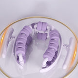 Maxbell Massage Roller 360° Portable Anti Slip Muscles Roller for Calf Thigh Exercise Violet