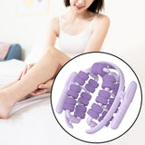 Maxbell Massage Roller 360° Portable Anti Slip Muscles Roller for Calf Thigh Exercise Violet