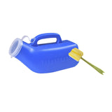 Maxbell Mens Urine Bottle No Spilling Male Urinal Pee Bottle for Seniors Outdoor Car Blue