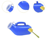 Maxbell Mens Urine Bottle No Spilling Male Urinal Pee Bottle for Seniors Outdoor Car Blue