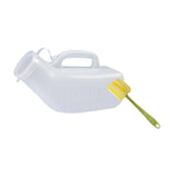 Maxbell Mens Urine Bottle No Spilling Male Urinal Pee Bottle for Seniors Outdoor Car White