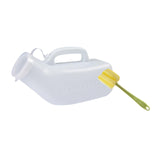 Maxbell Mens Urine Bottle No Spilling Male Urinal Pee Bottle for Seniors Outdoor Car White