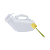 Maxbell Mens Urine Bottle No Spilling Male Urinal Pee Bottle for Seniors Outdoor Car White