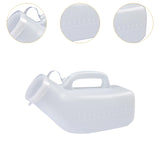 Maxbell Mens Urine Bottle No Spilling Male Urinal Pee Bottle for Seniors Outdoor Car White