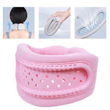 Maxbell Neck Brace 360 Degree Wrap Adjustable Neck Support for Home Women Men Office pink