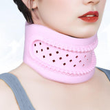 Maxbell Neck Brace 360 Degree Wrap Adjustable Neck Support for Home Women Men Office pink