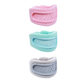 Maxbell Neck Brace 360 Degree Wrap Adjustable Neck Support for Home Women Men Office pink