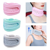 Maxbell Neck Brace 360 Degree Wrap Adjustable Neck Support for Home Women Men Office pink