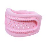 Maxbell Neck Brace 360 Degree Wrap Adjustable Neck Support for Home Women Men Office pink