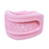 Maxbell Neck Brace 360 Degree Wrap Adjustable Neck Support for Home Women Men Office pink