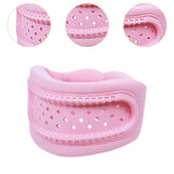 Maxbell Neck Brace 360 Degree Wrap Adjustable Neck Support for Home Women Men Office pink