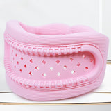 Maxbell Neck Brace 360 Degree Wrap Adjustable Neck Support for Home Women Men Office pink