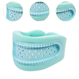 Maxbell Neck Brace 360 Degree Wrap Adjustable Neck Support for Home Women Men Office blue