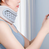 Maxbell Neck Brace 360 Degree Wrap Adjustable Neck Support for Home Women Men Office grey