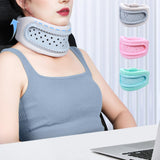 Maxbell Neck Brace 360 Degree Wrap Adjustable Neck Support for Home Women Men Office grey