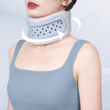 Maxbell Neck Brace 360 Degree Wrap Adjustable Neck Support for Home Women Men Office grey