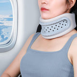 Maxbell Neck Brace 360 Degree Wrap Adjustable Neck Support for Home Women Men Office grey