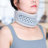 Maxbell Neck Brace 360 Degree Wrap Adjustable Neck Support for Home Women Men Office grey
