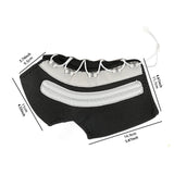 Maxbell Ankle Brace Lightweight Nonslip Drop Foot Brace for Kicking Sanda Basketball Black Gray