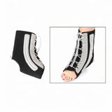 Maxbell Ankle Brace Lightweight Nonslip Drop Foot Brace for Kicking Sanda Basketball Black Gray