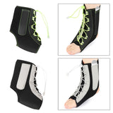 Maxbell Ankle Support Brace Portable Drop Foot Brace for Sport Basketball Volleyball Black Green