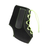 Maxbell Ankle Support Brace Portable Drop Foot Brace for Sport Basketball Volleyball Black Green