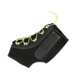 Maxbell Ankle Support Brace Portable Drop Foot Brace for Sport Basketball Volleyball Black Green