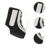 Maxbell Ankle Support Brace Portable Drop Foot Brace for Sport Basketball Volleyball Black Gray