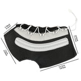 Maxbell Ankle Support Brace Portable Drop Foot Brace for Sport Basketball Volleyball Black Gray