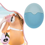 Maxbell Roll on Sponge Lotion Applicator Sunscreen Applicator for Men Camping Travel Blue