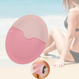 Maxbell Roll on Sponge Lotion Applicator Sunscreen Applicator for Men Camping Travel Pink