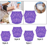 Maxbell Adults Diaper Cover Stylish Leakproof Supplies Washable Low Noise Protection XS Purple