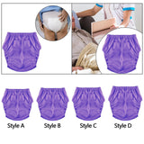 Maxbell Adults Diaper Cover Stylish Leakproof Supplies Washable Low Noise Protection XS Purple