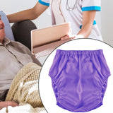 Maxbell Adults Diaper Cover Stylish Leakproof Supplies Washable Low Noise Protection XS Purple