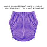 Maxbell Adults Diaper Cover Stylish Leakproof Supplies Washable Low Noise Protection XS Purple