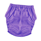 Maxbell Adults Diaper Cover Stylish Leakproof Supplies Washable Low Noise Protection M Purple