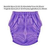 Maxbell Adults Diaper Cover Stylish Leakproof Supplies Washable Low Noise Protection M Purple