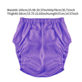Maxbell Adults Diaper Cover Stylish Leakproof Supplies Washable Low Noise Protection L Purple