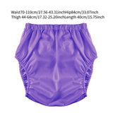 Maxbell Adults Diaper Cover Stylish Leakproof Supplies Washable Low Noise Protection XL Purple