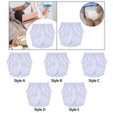 Maxbell Adults Diaper Cover Breathable Washable for Women Men Comfortable Protection XS White